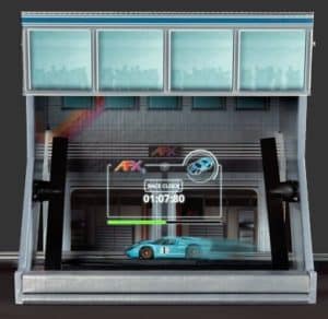 785-5546  -  AutoScene Pit Stop - HO Scale