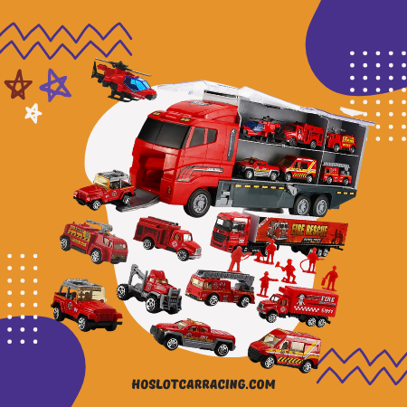 BYONEBYE 19 Pcs Fire Truck