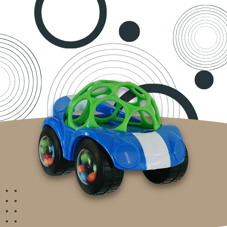 Bright Starts 81510 Rattle & Roll Buggie Push Vehicle Toy