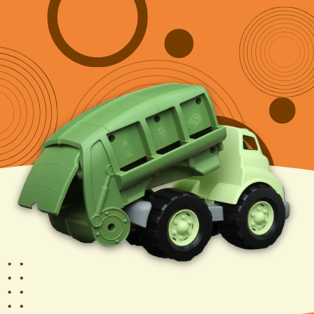 Green Toys RTK01R Recycling Truck in Green Color