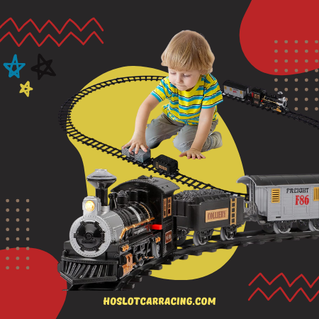 Lucky Doug Electric Train Set for Kids