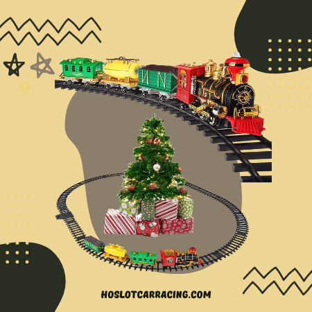 Details about   Vintage Christmas Train Kid Toy Set Under Xmas Tree Round Track With Sound Smoke 