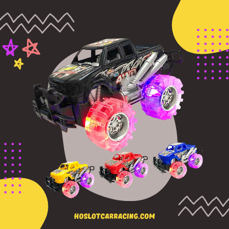 ArtCreativity Light Up Monster Truck Set