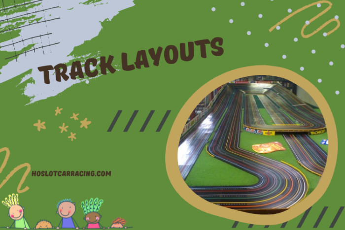 HO Scale Slot Car Racing track layouts