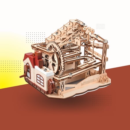 MIEBELY electrical 3D wooden puzzle craft